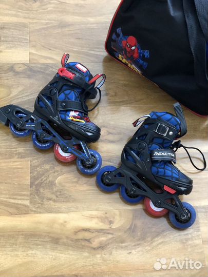 Коньки роликовые детские раздвижные р.26-31