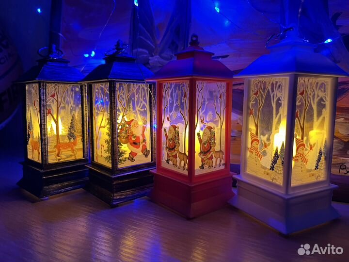 Новогодний фонарь ночник