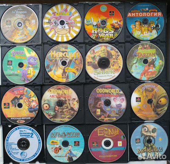 Диски PlayStation PS1, PS One, игры и сборники