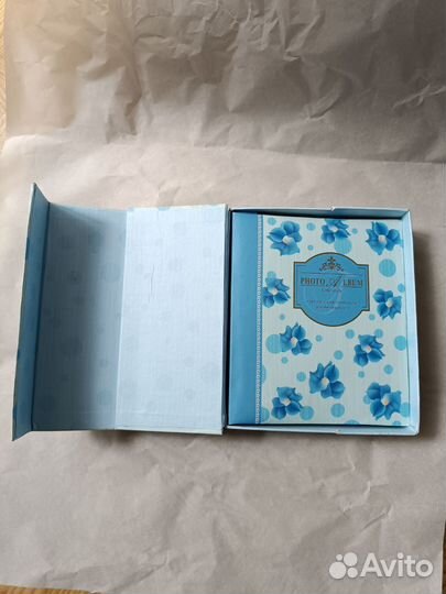 Фотоальбом для фотографий 10*15 в подарочном боксе