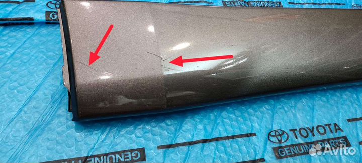 Молдинг двери Хайлендер 3 задний правый 2013-2016