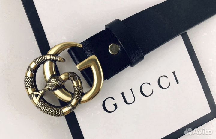 Ремень gucci кожаный