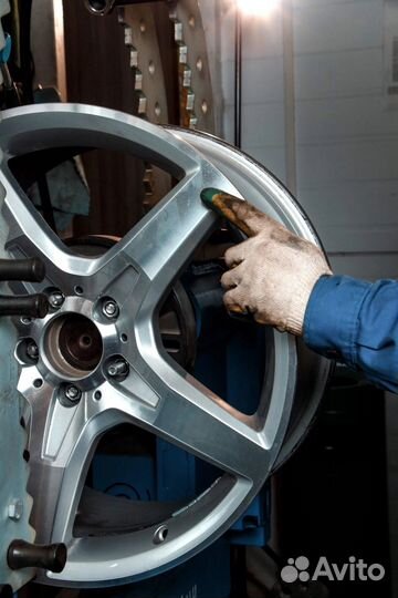 Правка дисков (литых, стальных)