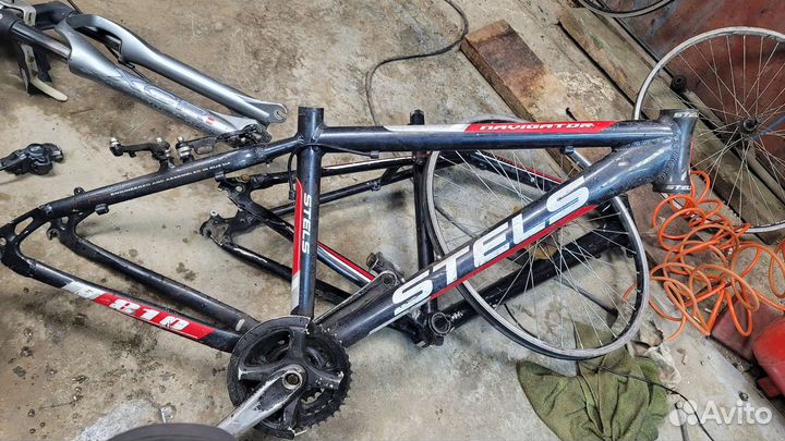 Велосипед на запчасти рама gt и стелс