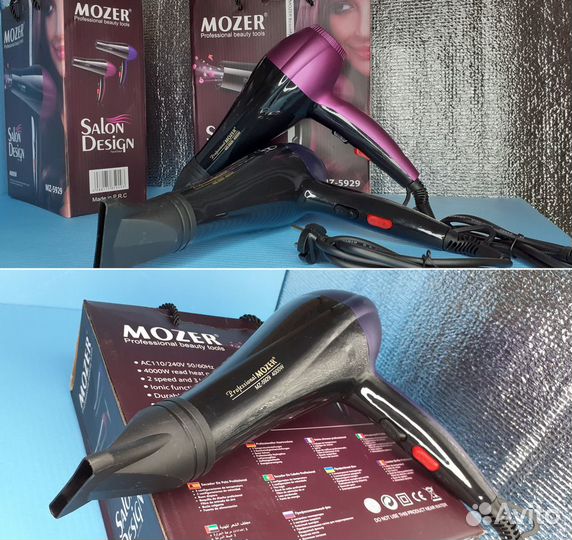 Фен Mozer Salon Design Функция Light Ionization