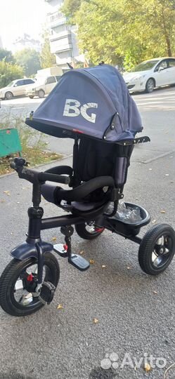Велосипед коляска с ручкой
