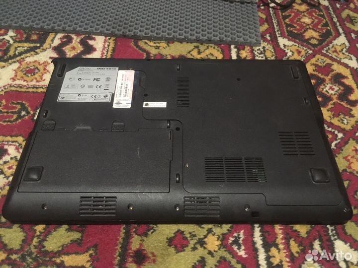 Ноутбук MSI MS-168B на запчасти