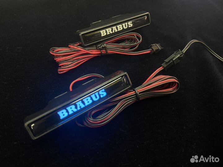 Эмблема brabus с подсветкой Китай