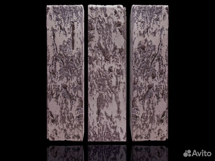 Кирпич Керма Akatsia Цвет серебро с посыпкой