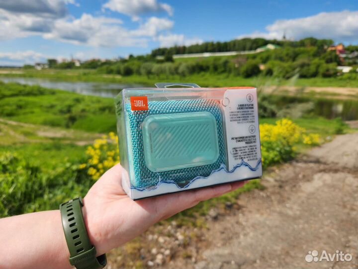 Колонка JBL Go 3, бирюзовая. Новая, оригинал