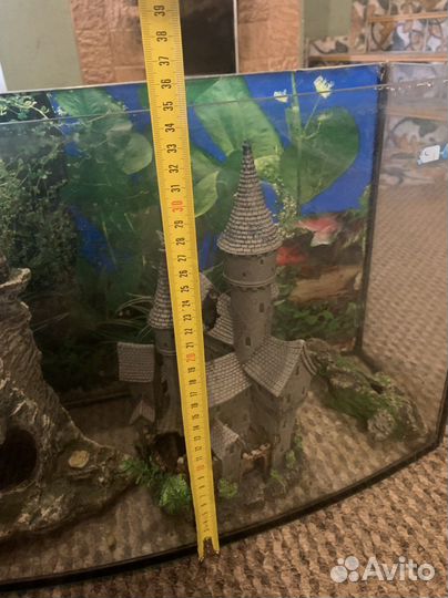 Аквариум 45л и декор
