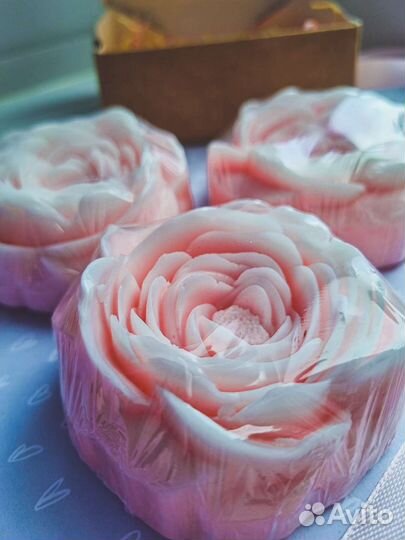 Мыло ручной работы / подарки / Цветы из мыла