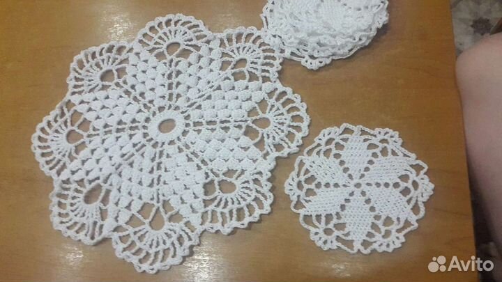 Вязаные салфетки