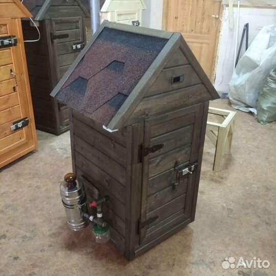 Коптильня для горячего и холодного копчения мини