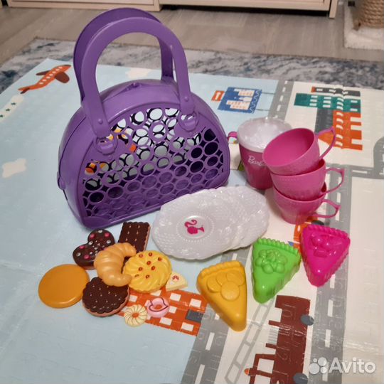 Кукольная посудка и еда