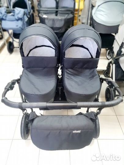 Коляска для двойни Mikado