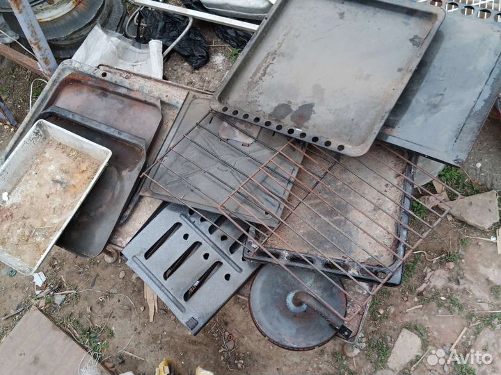 Протвини, поддоны, решётки от газовых плит