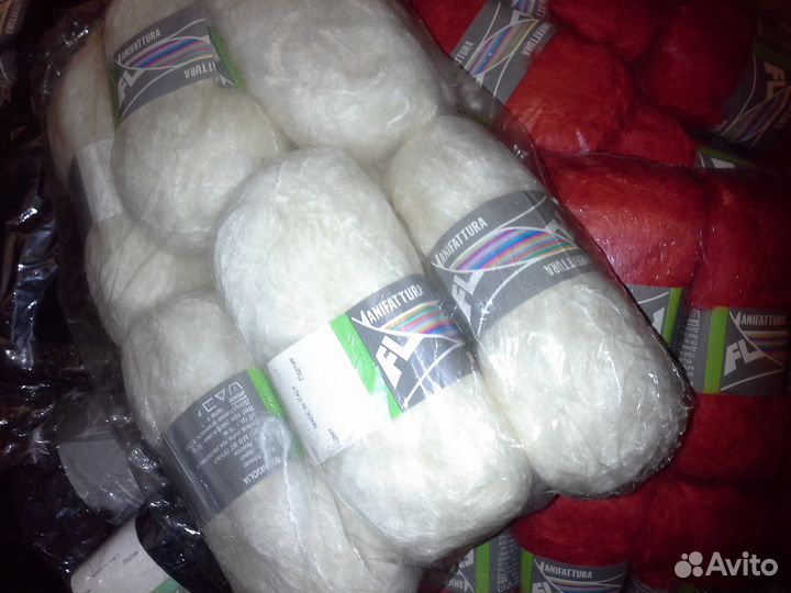 Пряжа мохер 