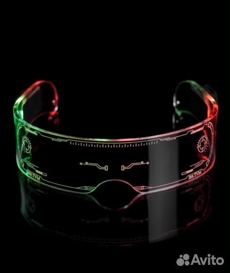 Очки светящиеся новый год кока-кола