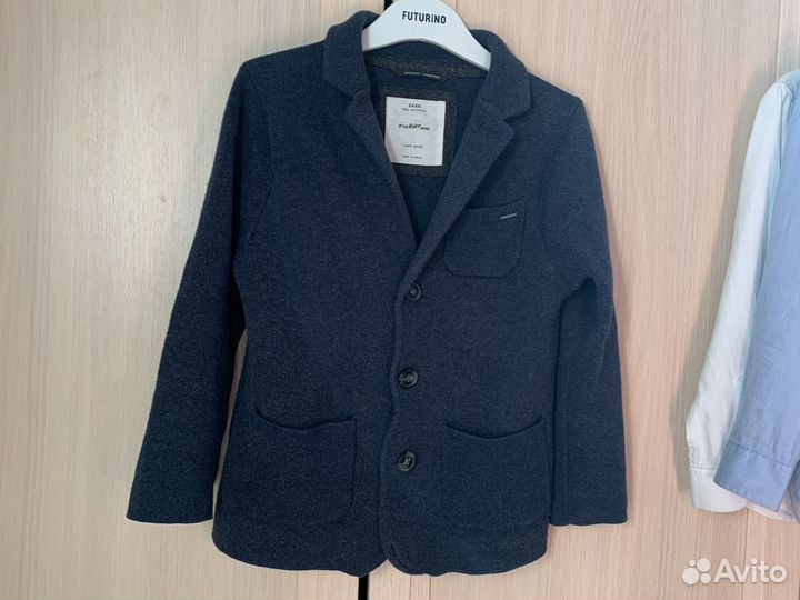 Пиджак вязаный zara 116 кардиган