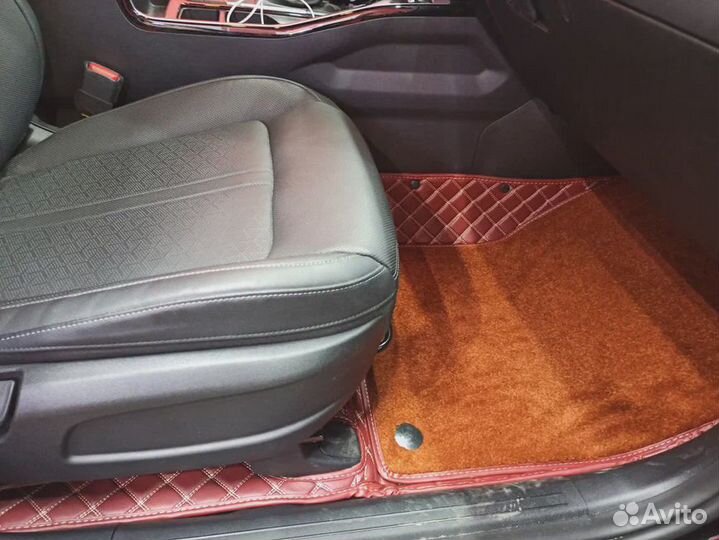Автомобильные коврики из экокожи