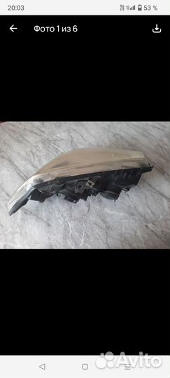 Оптика передняя Рено Меган 2