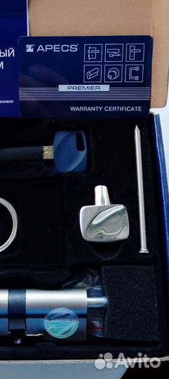 Вертушка для личинки замка серия exclusive chrome