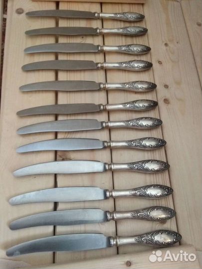 Нож,вилка,ч.ложка Пламя столовые Мнц