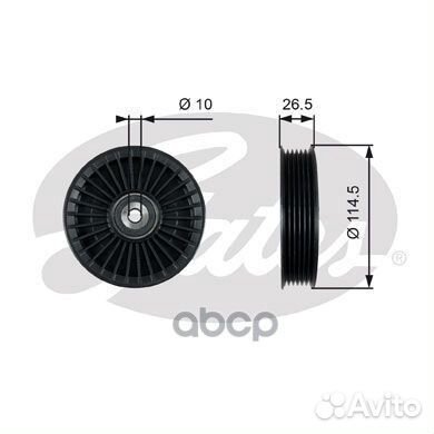 Ролик руч.ремня opel astra G,omega B,vectra B,Z