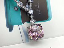 Колье Tiffany (premium) серебро 925 пробы, цирконы