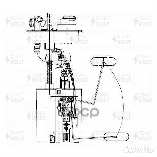 Насос топливный Daewoo Matiz 98- 0.8i, 1.0i