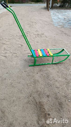 Детские санки коляска