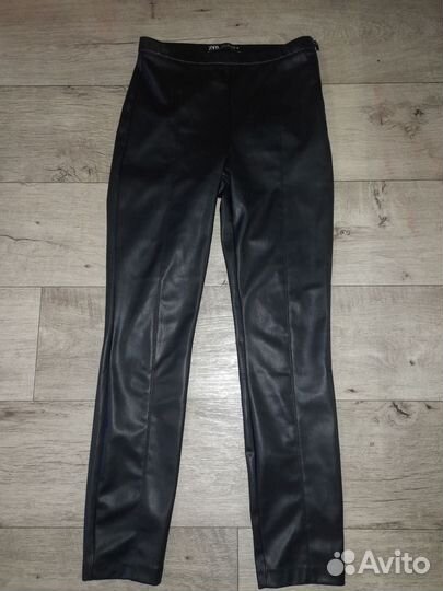 Брюки кожаные