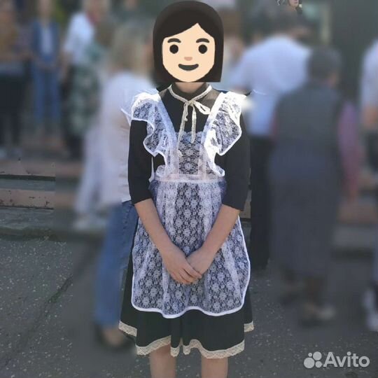 Школьный фартук на выпускной