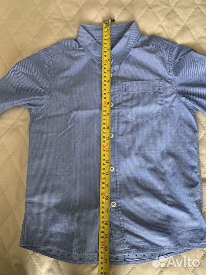 Рубашка хлопковая 116-122