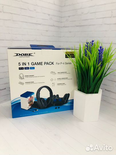 Набор аксессуаров dobe для PS4 Game Pack 5 в 1, TP