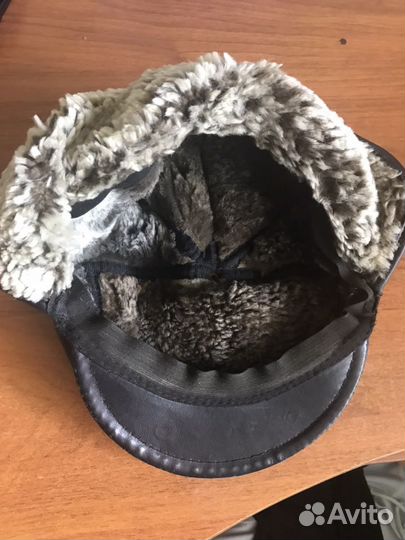Мужская кожаная кепка