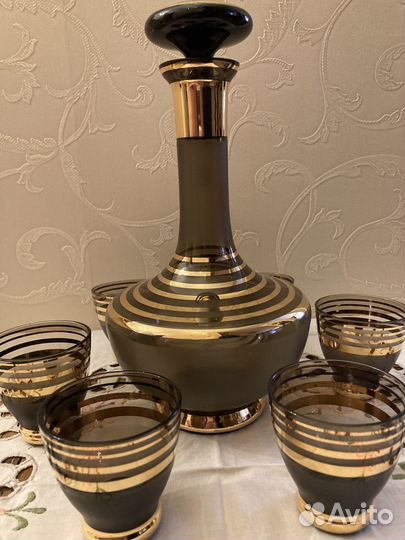 Винный набор. Bohemia, Штоф «Виноград»