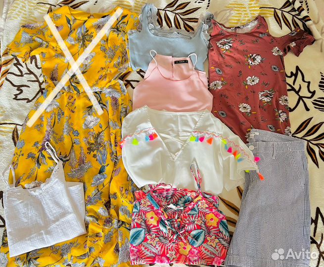 Летние вещи пакетом 7шт (40-42)