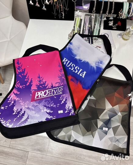 Сумка чехол для коньков, портплед (новые)