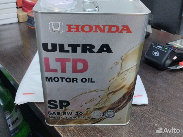 Масло моторное honda 5W30 ultra LTD SN 4 литра