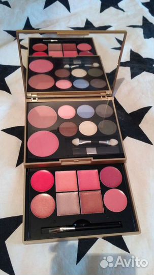 Набор новый. Тени, блеск, румяна, пудра
