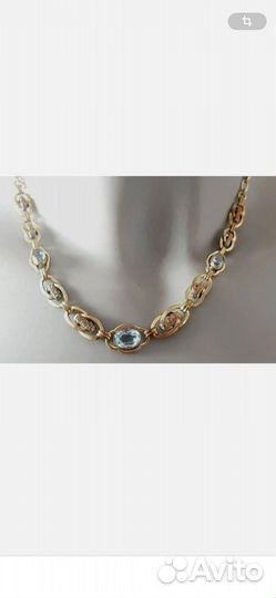 Антикварное колье золото дубле