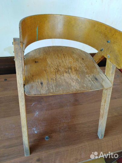 Детский стульчик ретро 1968г. Крепкий, надёжный
