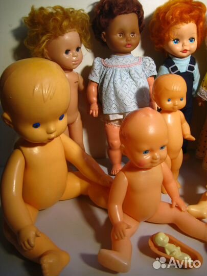 Игрушка СССР кукла пупс