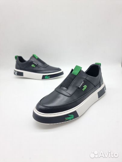 Кеды мужские кожаные Lacoste