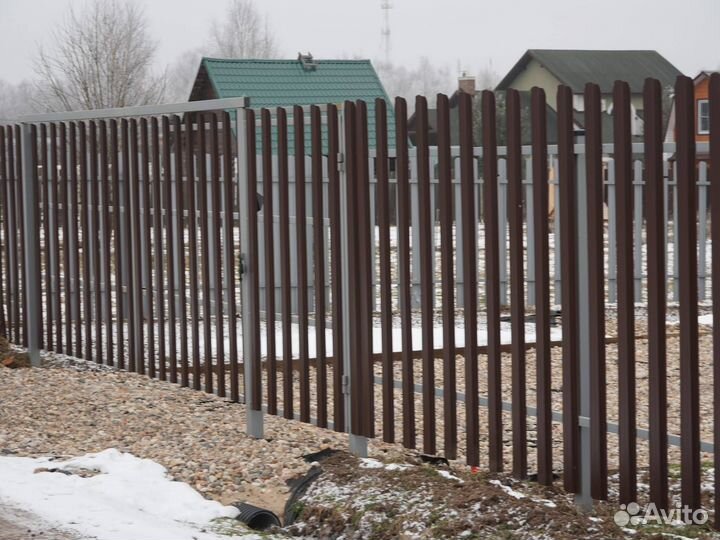 Откатные ворота под ключ