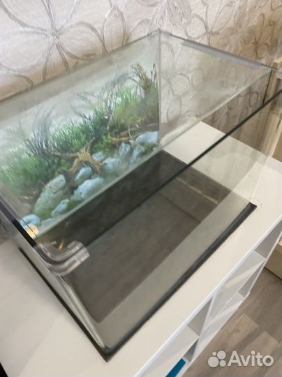 Аквариум с круглыми углами 50 л