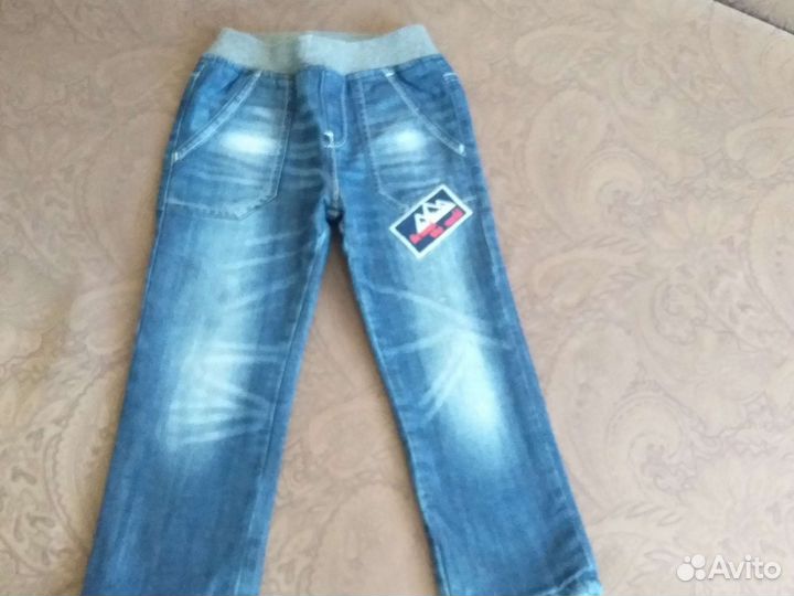 Джинсы утеплённые