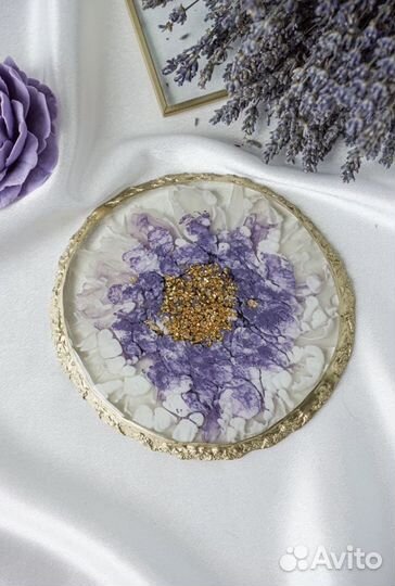 Подстаканник, костер, эпоксидная смола